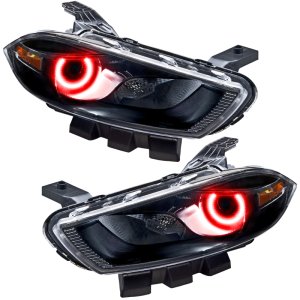 Dodge Dart Headlight Halo Kit - ORACLE Lighting - LED Halo - Red - `13-`16